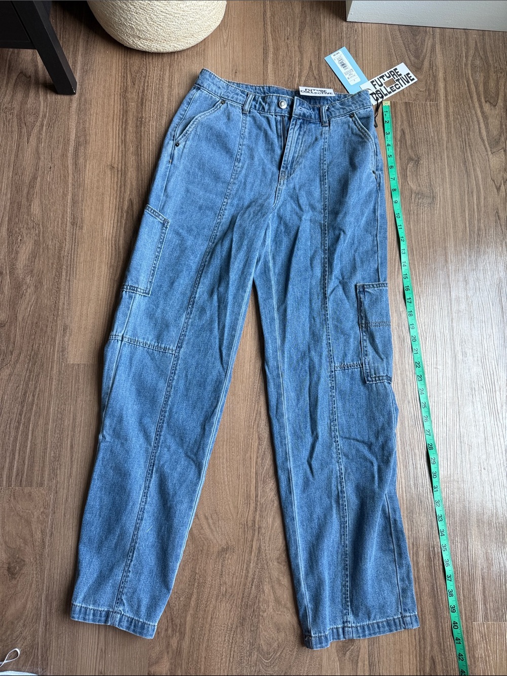 NWT Target Future Collective Cargo Jeans Reese Blutstein 2